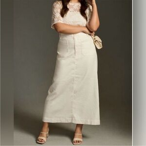 Anthropologie Maeve The Colette Maxi Skirt 2X